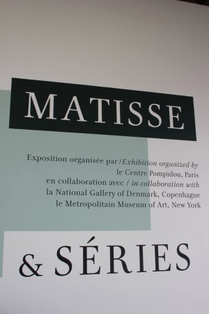 exposition Matisse au musée beaubourg