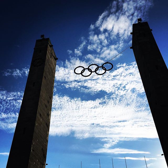 Taken at the Olympia stadium in Berlin #Berlin #olympiastadionberlin #olympiastadion #jo #sport #allemagne #germany #sky #olympicgames #sport #architecture #building #bluesky
